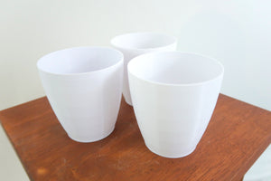 Signature Set of Traditional 4" BioPots™️ - 3 Plant Pots with Drainage & Saucers