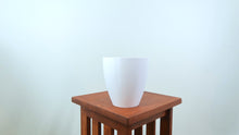 Signature 3D Printed 6" BioPot™️ - Large White Planter with Drainage & Saucer - Eco Friendly Plant Pot Set