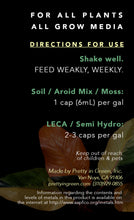LEAF LUX Fertilizer - for ALL Plants, ALL Media: LECA, Soil, Aroid Mix - ODORLESS Liquid Plant Food
