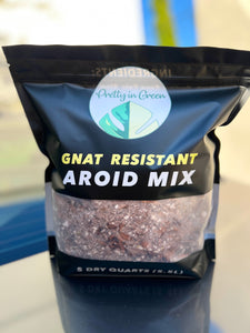 GNAT RESISTANT AROID MIX - Coco Husk, Perlite, BTI - RARE PLANT SOIL - SHIPS FREE