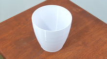 Signature 3D Printed 4" BioPot™️ - Medium White with Drainage & Saucer - Eco Friendly Plant Pot Set